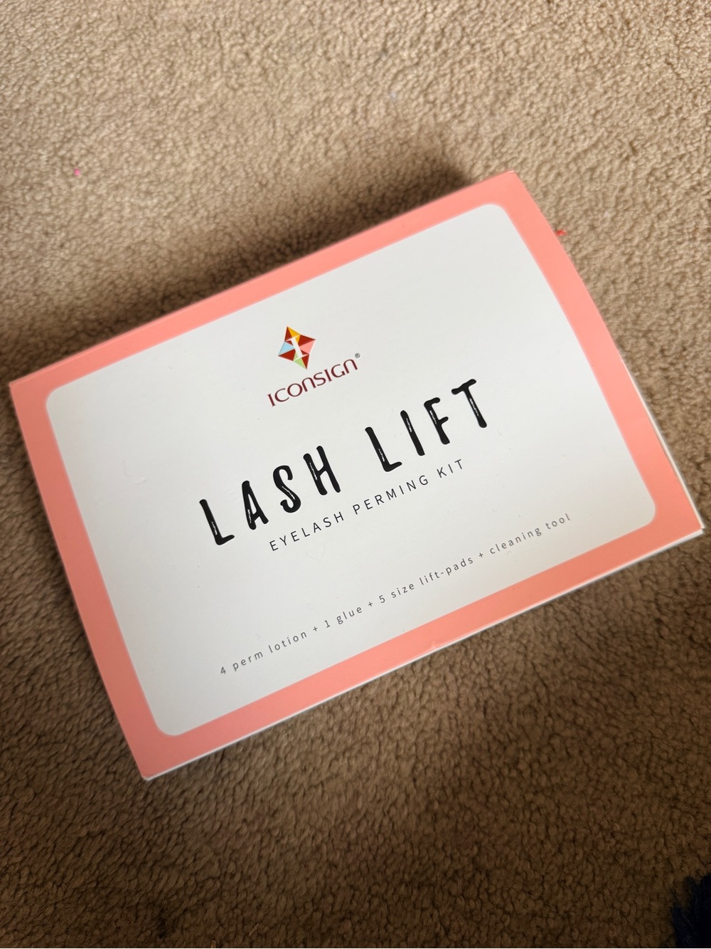 Iconsign Lash Lift Eyelash Perming Kit - Coral & White